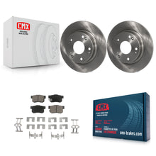 Charger l'image dans la galerie, Rear Disc Brake Rotors And Ceramic Pads Kit For Honda Civic Acura CSX ILX
