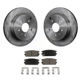 Rear Brake Rotors & Ceramic Pad Kit For Chevrolet Equinox Pontiac Torrent Saturn