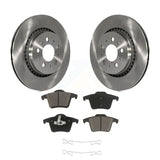 Rear Disc Brake Rotors And Ceramic Pads Kit For 2003-2014 Volvo XC90 K8C-102151