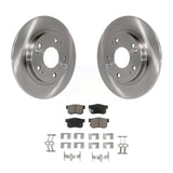 Rear Disc Brake Rotors And Ceramic Pads Kit For 2011-2015 Honda CR-Z K8C-102152