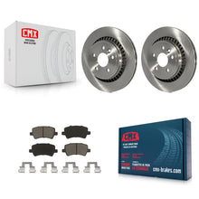 Load image into Gallery viewer, Rear Disc Brake Rotors And Ceramic Pads Kit For 2010-2017 Volvo XC60 K8C-102159