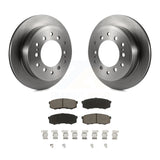 Rear Brake Rotor And Ceramic Pad Kit For Toyota 4Runner FJ Cruiser Sequoia Lexus