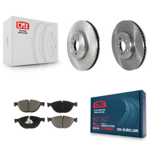 Load image into Gallery viewer, Front Disc Brake Rotors And Ceramic Pads Kit For BMW 750i xDrive 750Li 550i GT