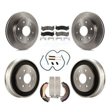 Charger l'image dans la galerie, Front Rear Brake Rotor Ceramic Pad &amp; Drum Kit (7Pc) For Chevrolet Silverado 1500