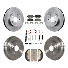 Load image into Gallery viewer, Front Rear Disc Brake Rotors Ceramic Pad And Drum Kit (7Pc) For Chevrolet Cobalt