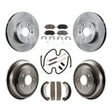 Load image into Gallery viewer, Front Rear Brake Rotor Ceramic Pad Drum Kit (7Pc) For Chevrolet Cobalt LT/LTZ/LS