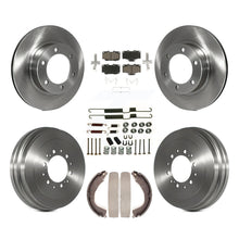 Charger l'image dans la galerie, Front Rear Disc Brake Rotors Ceramic Pads And Drum Kit (7Pc) For Toyota 4Runner