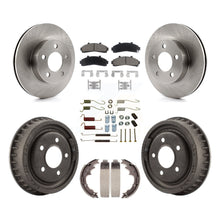 Charger l'image dans la galerie, Front Rear Brake Rotors Ceramic Pad &amp; Drum Kit (7Pc) For Ford Ranger Mazda B4000