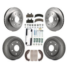 Charger l'image dans la galerie, Front Rear Brake Rotors Ceramic Pad Drum Kit (7Pc) For Chevrolet K1500 GMC Yukon