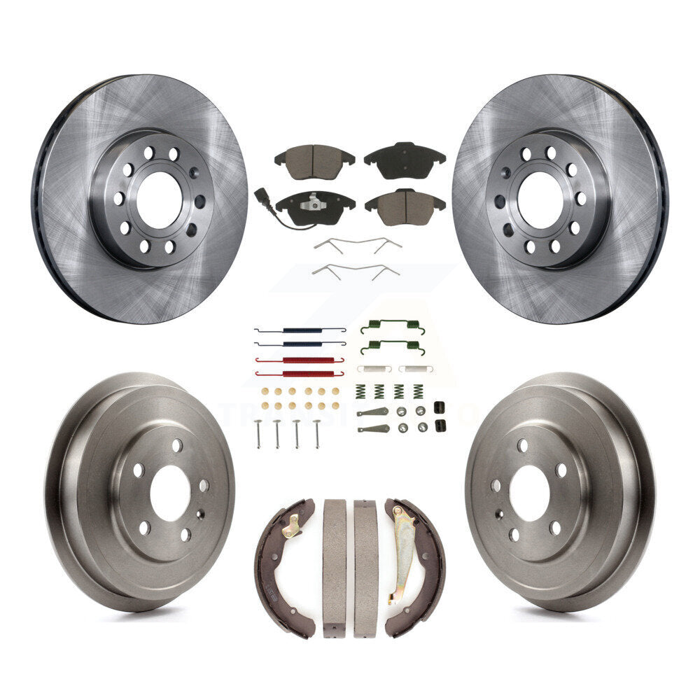 2011 2012 Volkswagen VW 4Motion Motion Jetta Drum rear brakes