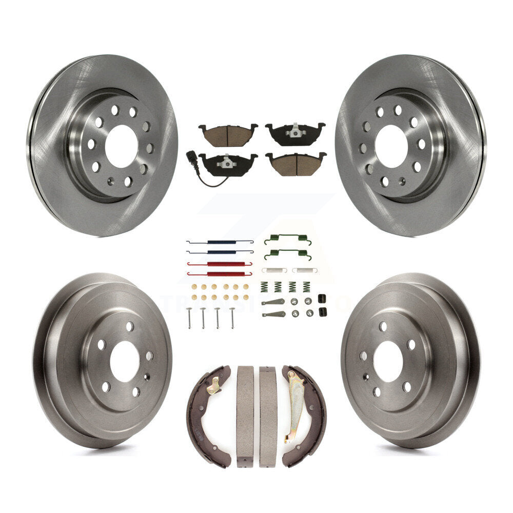 2011 2012 Volkswagen VW 4Motion Motion Jetta Drum rear brakes