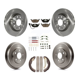 2011 2012 Volkswagen VW 4Motion Motion Jetta Drum rear brakes