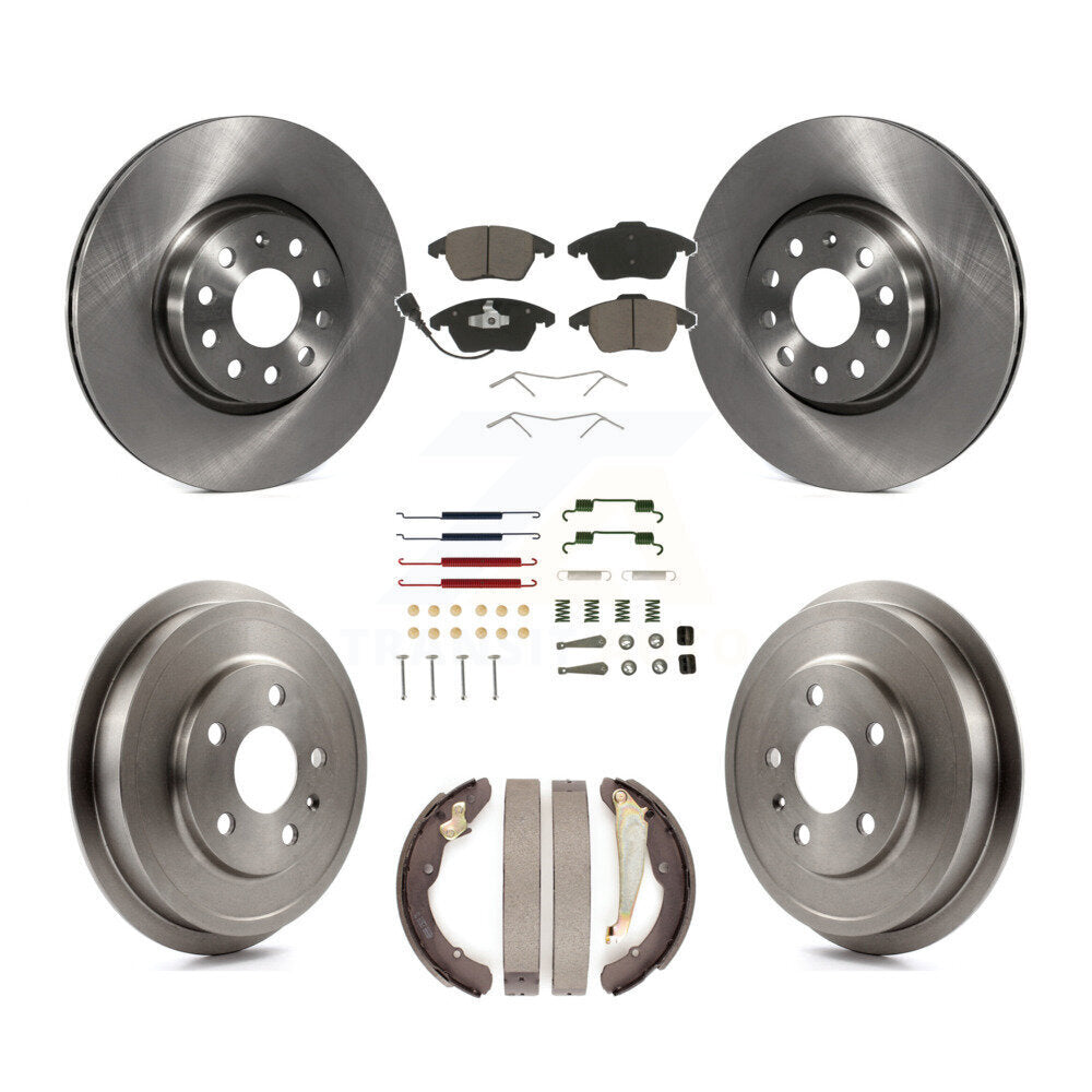 2011 2012 Volkswagen VW 4Motion Motion Jetta Drum rear brakes