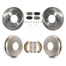 Charger l'image dans la galerie, Front Rear Disc Brake Rotors Ceramic Pad &amp; Drum Kit For Suzuki XL-7 Grand Vitara