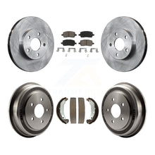 Load image into Gallery viewer, Front Rear Brake Rotors Ceramic Pad Drum Kit For 2007 Chevrolet Cobalt LT/LTZ/LS
