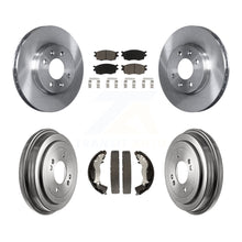 Charger l'image dans la galerie, Front Rear Disc Brake Rotor Ceramic Pad Drum Kit For Hyundai Accent Kia Rio Rio5