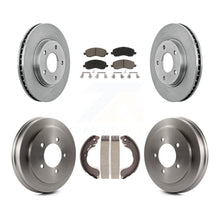 Load image into Gallery viewer, Front Rear Disc Brake Rotors Ceramic Pads And Drum Kit For Dodge Caliber