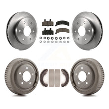 Charger l'image dans la galerie, Front Rear Brake Rotor Ceramic Pad Drum Kit For GMC Yukon With 10" Diameter