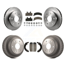 Charger l'image dans la galerie, Front Rear Disc Brake Rotors Ceramic Pads And Drum Kit For Chevrolet K2500