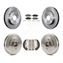 Load image into Gallery viewer, Front Rear Disc Brake Rotor Ceramic Pad And Drum Kit For Nissan Micra Versa Note