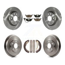 Charger l'image dans la galerie, Front Rear Disc Brake Rotors Ceramic Pads And Drum Kit For Volkswagen Jetta