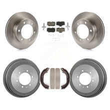 Load image into Gallery viewer, Front Rear Disc Brake Rotors Ceramic Pads And Drum Kit For Toyota 4Runner Tacoma