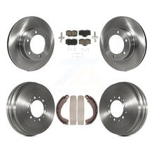 Load image into Gallery viewer, Front Rear Disc Brake Rotors Ceramic Pads And Drum Kit For Toyota 4Runner