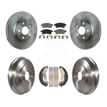 Load image into Gallery viewer, Front Rear Disc Brake Rotors Ceramic Pads And Drum Kit For Chevrolet Sonic