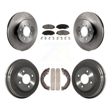 Charger l'image dans la galerie, Front Rear Disc Brake Rotors Ceramic Pads And Drum Kit For Honda Insight