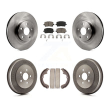 Charger l'image dans la galerie, Front Rear Disc Brake Rotors Ceramic Pad Drum Kit For Toyota Matrix Pontiac Vibe