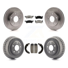 Charger l'image dans la galerie, Front Rear Disc Brake Rotors Ceramic Pads And Drum Kit For GMC Jimmy K8C-102579