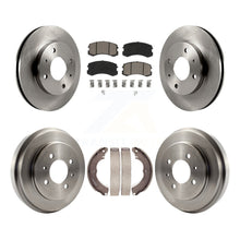 Charger l'image dans la galerie, Front Rear Disc Brake Rotors Ceramic Pads And Drum Kit For Mitsubishi Lancer