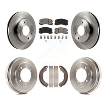 Load image into Gallery viewer, Front Rear Disc Brake Rotors Ceramic Pads And Drum Kit For Mitsubishi Lancer