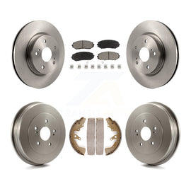 [Front+Rear] 2006-2008 Suzuki Grand Vitara Premium OE Brake Rotor Drum Kit & Ceramic Pads For Max Braking