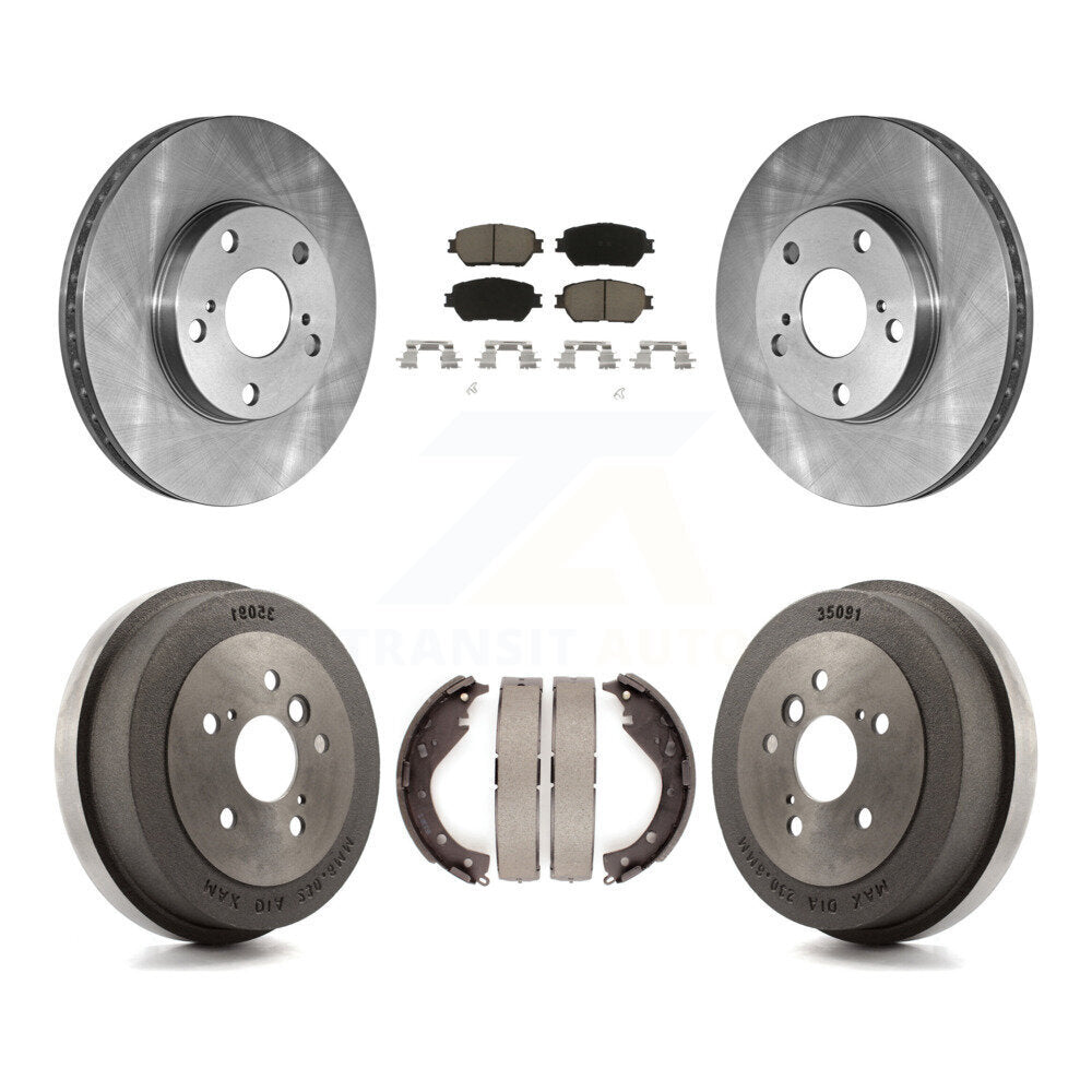 [Front+Rear] 2005 Toyota Camry Base/LE Premium OE Brake Kit & Ceramic Pads For Max Braking