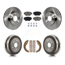 Load image into Gallery viewer, Front Rear Disc Brake Rotors Ceramic Pads And Drum Kit For Toyota RAV4
