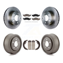 Charger l'image dans la galerie, Front Rear Disc Brake Rotors Ceramic Pad And Drum Kit For Jeep Wrangler Cherokee