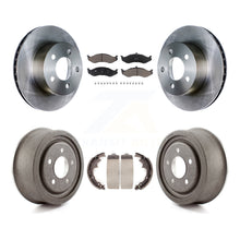 Load image into Gallery viewer, Front Rear Disc Brake Rotors Ceramic Pads And Drum Kit For Jeep TJ