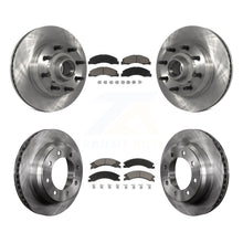 Charger l'image dans la galerie, Front Rear Brake Rotor And Ceramic Pad Kit For Ford E-350 Super Duty E-250 E-150