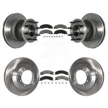 Load image into Gallery viewer, Front Rear Brake Rotor &amp; Ceramic Pad Kit For Ford E-450 Super Duty DIESEL engine