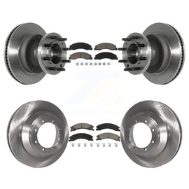 Front Rear Brake Rotor & Ceramic Pad Kit For Ford E-450 Super Duty DIESEL engine
