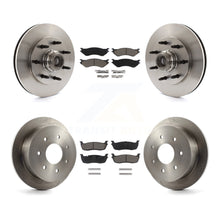 Charger l'image dans la galerie, Front Rear Disc Brake Rotors And Ceramic Pads Kit For Ford F-150 F-250 HD