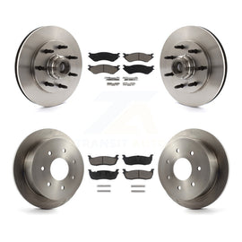 Front Rear Disc Brake Rotors And Ceramic Pads Kit For Ford F-150 F-250 HD