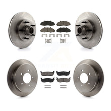 Charger l'image dans la galerie, Front Rear Disc Brake Rotors And Ceramic Pads Kit For Ford F-150