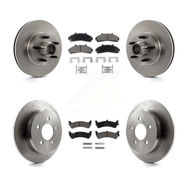 Front Rear Disc Brake Rotor And Ceramic Pad Kit For Ford Ranger Explorer Mercury