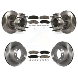 [Front+Rear] 2011-2012 Ford F-250 Super Duty RWD Premium OE Brake Rotors & Ceramic Pads Kit For Max Braking