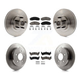 [Front+Rear] 2001 Ford Explorer Sport RWD Premium OE Brake Rotors & Ceramic Pads Kit For Max Braking