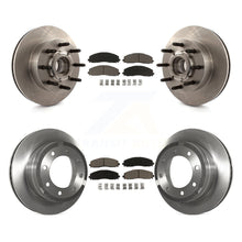 Charger l'image dans la galerie, Front Rear Disc Brake Rotors And Ceramic Pads Kit For Ford F-350 Super Duty