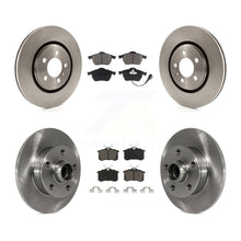 Load image into Gallery viewer, Front Rear Disc Brake Rotors Hub Ceramic Pad Kit For 1996 Volkswagen Passat 2.8L