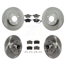 Charger l'image dans la galerie, Front Rear Disc Brake Rotors Ceramic Pad Kit For 1996-1997 Volkswagen Jetta 2.8L